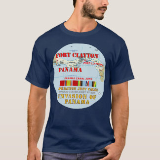 Just Cause Ft Clayton CZ w Map w Svc Ribbons T-Shirt