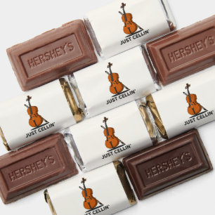Just Cellin Cellist Performance Music Cello Hershey's Miniatures