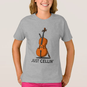 Just Cellin Cellist Performance Music Cello T-Shirt