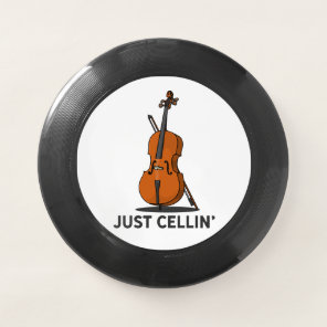 Just Cellin Cellist Performance Music Cello Wham-O Frisbee