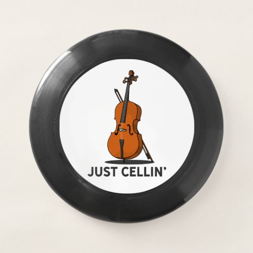 Just Cellin Cellist Performance Music Cello Wham_O Frisbee