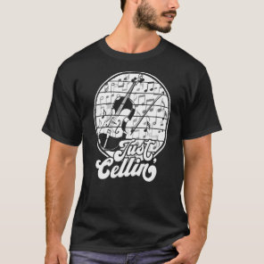 Just Cellin Retro Cello  Cellist Musician Orchestr T-Shirt