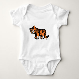 Just Checking Tiger Baby Bodysuit
