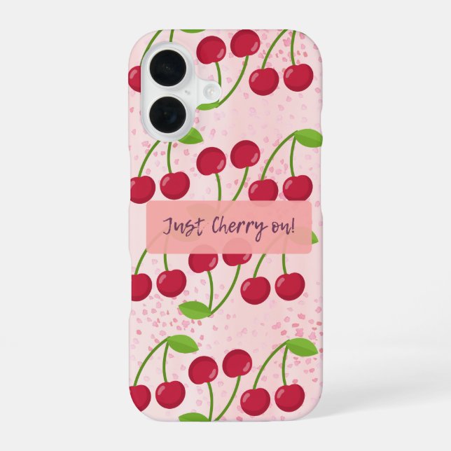 Just Cherry on! iPhone Case (Back)