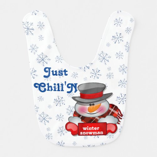 Just Chill N Gnome Baby Bib