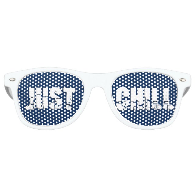 Just Chill Retro Sunglasses (Front)