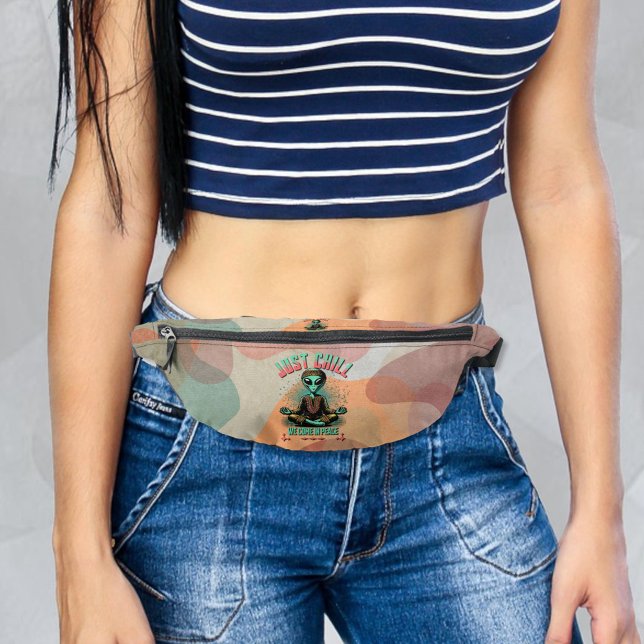 Just Chill, We Come in Peace Fanny Pack (Creator Uploaded)