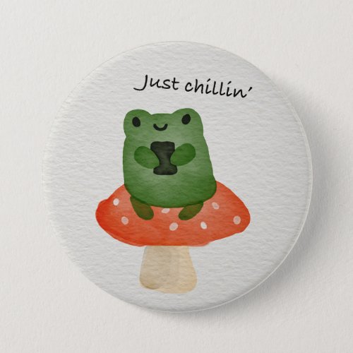 Just Chillin _ Frog pin