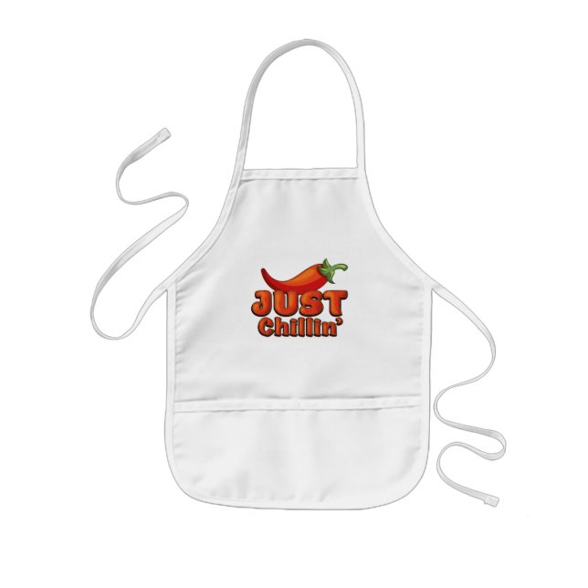Just Chillin' Kids' Apron (Front)
