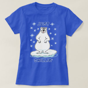 Just Chillin' Polar Bear T-Shirt