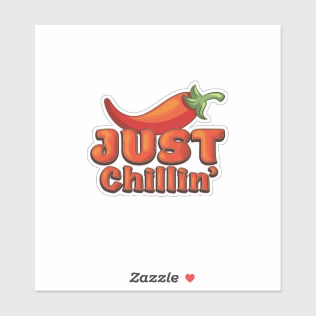 Just Chillin' Sticker (Sheet)