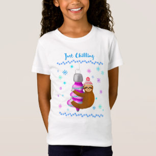Just Chilling Cute Sloth Hanging On Ornament T-Shirt