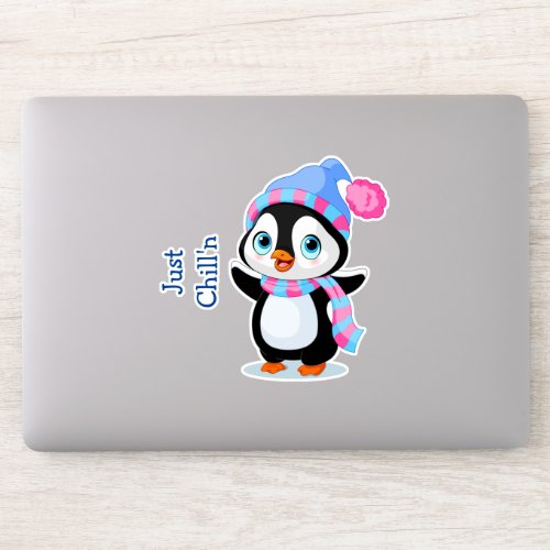 Just Chilln Penguin  Sticker