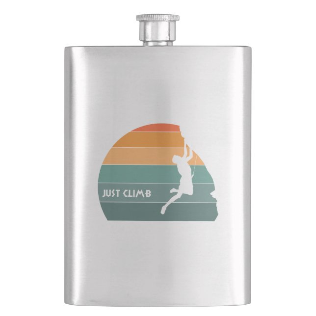 Just Climb Flask (Front)