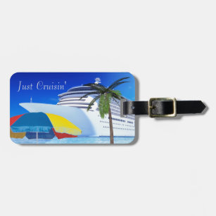 Just Cruisin By The Beach Luggage Tag