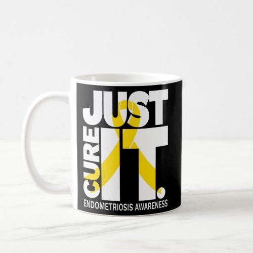 Just Cure Endometriosis Ribbon Coffee Mug