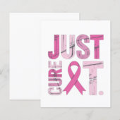 💖🎗️ Just Cure It 💪🌸 (Front/Back)