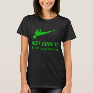 Just Cure It Bile Duct Cancer Awareness T-Shirt