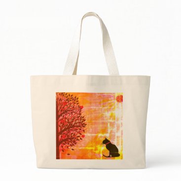 Just Cute Jumbo Cat Graphic Tote Just Cute Jumbo Cat Graphic Tote