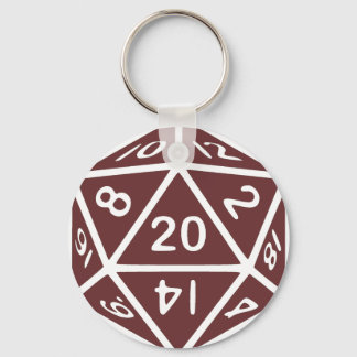 Just D20 Keychain