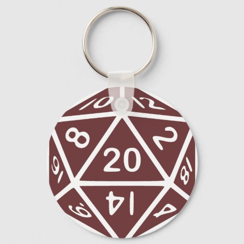 Just D20 Keychain