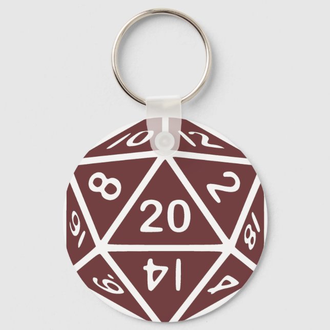 Just D20 Keychain (Front)