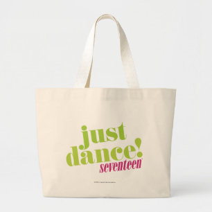Just Dance - Green Large Tote Bag