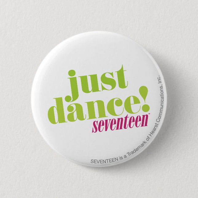 Just Dance - Green Pinback Button (Front)