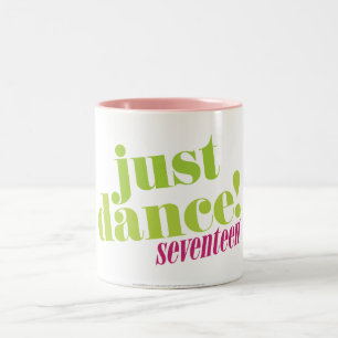 Just Dance - Green Two-Tone Coffee Mug