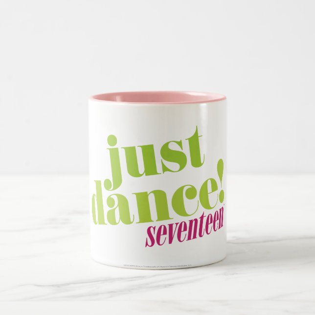 Just Dance - Green Two-Tone Coffee Mug (Center)