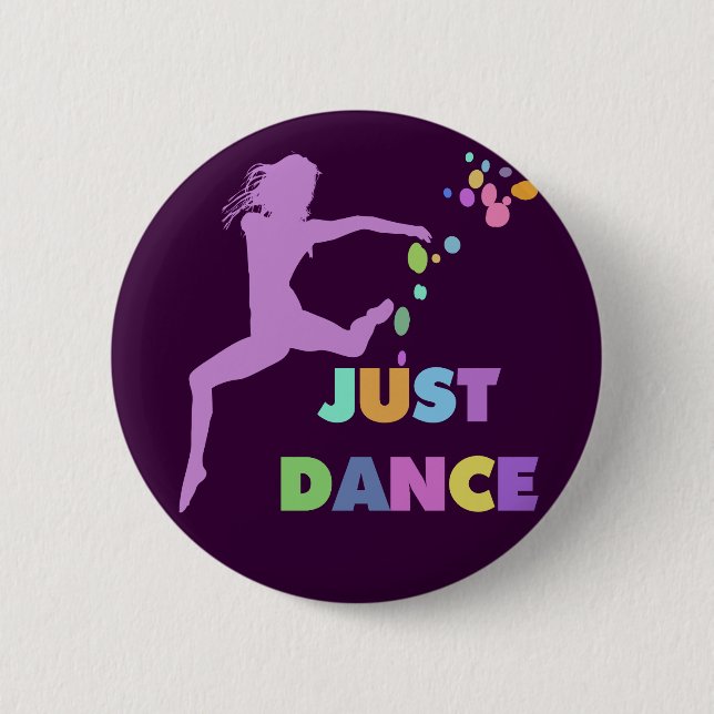 JUST DANCE PINBACK BUTTON (Front)