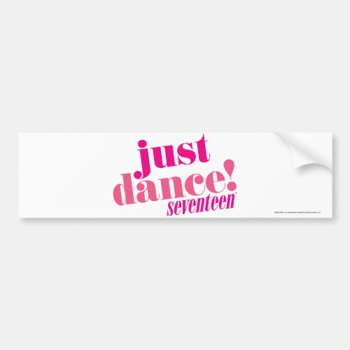Just Dance _ Pink Bumper Sticker