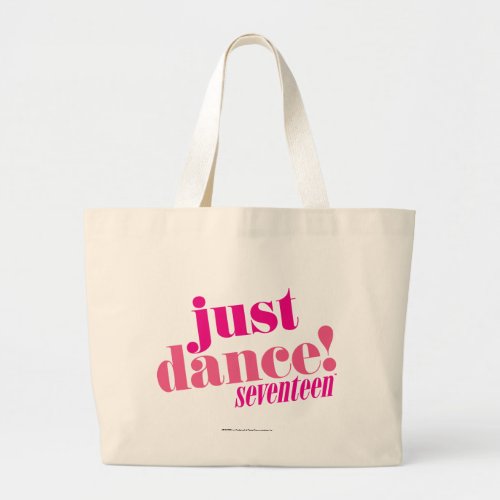 Just Dance _ Pink Large Tote Bag