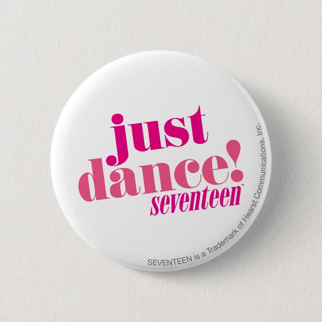 Just Dance - Pink Pinback Button (Front)