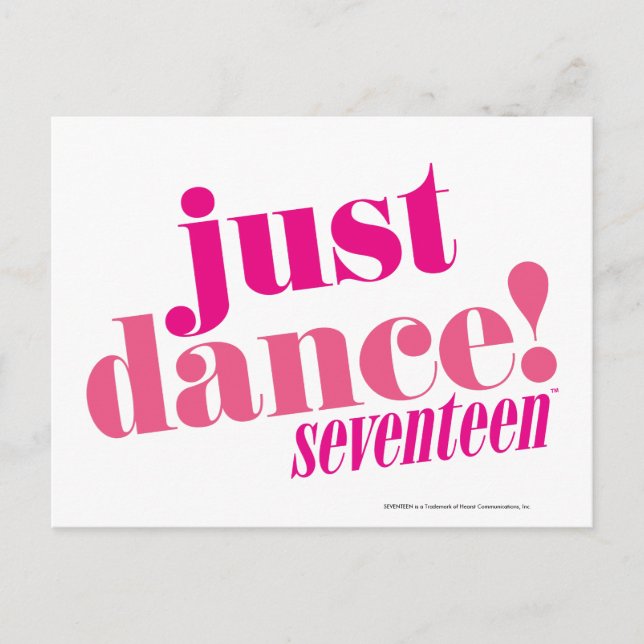 Just Dance - Pink Postcard (Front)