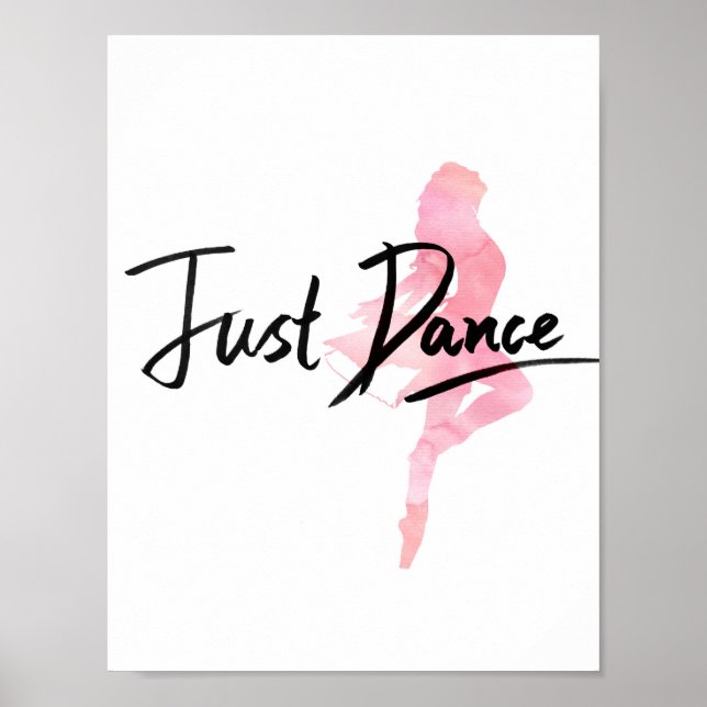 Just Dance Poster (White) (Front)