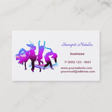 Just Dancing Business Card