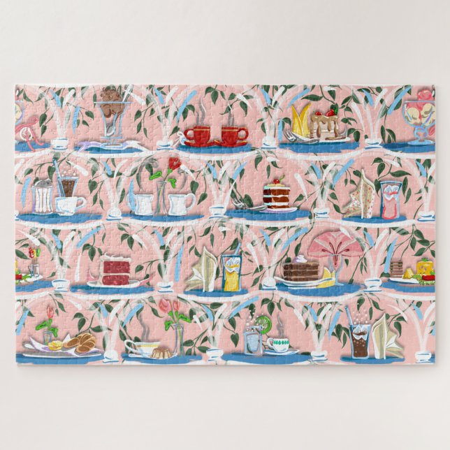 Just Desserts! French Café Jigsaw Puzzle (Horizontal)
