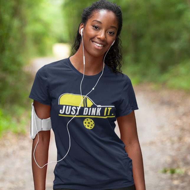 Just Dink It - Funny Pickleball Gift Tri-Blend Shirt (Creator Uploaded)