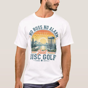Just Disc Golf Retro Sunset T-Shirt