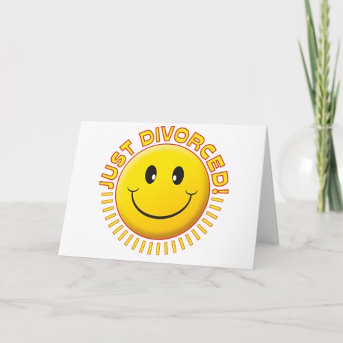 Just Divorced Card