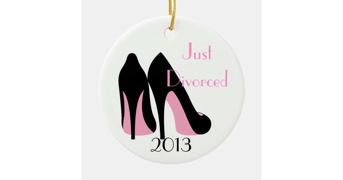 Just Divorced Christmas Ornament Zazzle