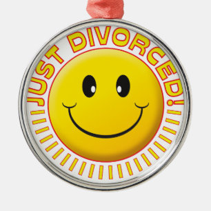 Just Divorced Metal Ornament