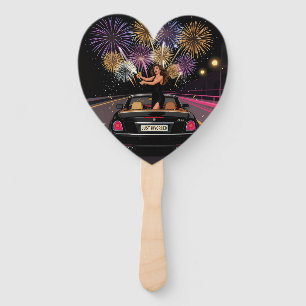 Just Divorced Party Celebration Hand Fan