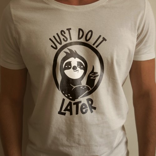 Just Do It Later Funny Sloth  T_Shirt