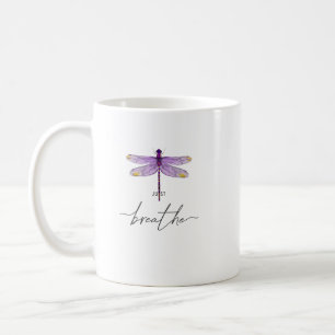 Just Dragonfly Tattoodesign Dandelion Breathe Medi Coffee Mug