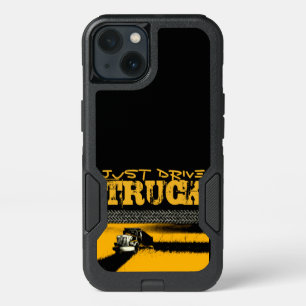 JUST DRIVE Truck: YELLOW iPhone 13 Case