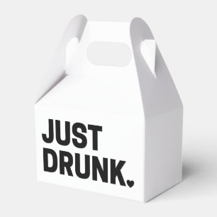 Just Drunk Favor Boxes