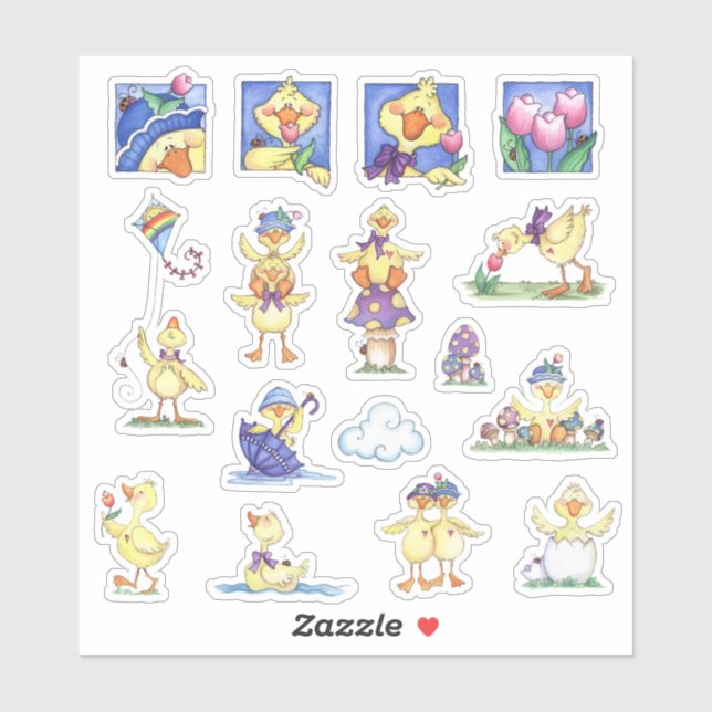 Just Ducky Sticker (Sheet)