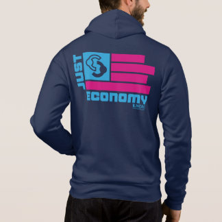 Just Economy zipper front hoodie